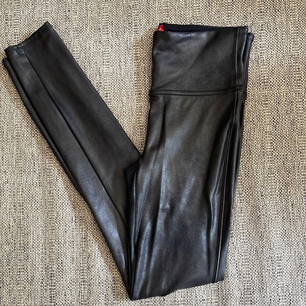 SPANX Faux Leather Leggings
